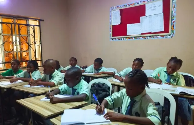 Acada Ace College students in a conducive classroom